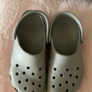 Gray  Crocs